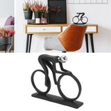 Cycling Ornament Resin Simple Streamlined Appearance Desktop Decoration for TV Table