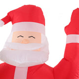 Inflatable Christmas Old Man Model with Gift Bag in Hand LED Growing Inflatable Christmas Man for Outdoor Garden Yard AU 100‑240V