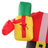 Inflatable Christmas Old Man Model with Gift Bag in Hand LED Growing Inflatable Christmas Man for Outdoor Garden Yard AU 100‑240V - Extra Image