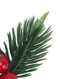 10Pcs Christmas Picks Pinecone Red Berry Pin Needle Artificial Delicate Christmas Decorations - Extra Image