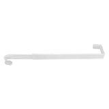 Adjustable Wreath Door Hanger Damage Free Wreaths Hanging Over The Door Hooks Iron Door Hanger for Christmas Wreath White - Side View
