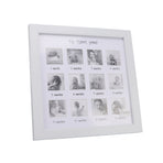 Baby First Year Photo Frame 12 Months Newborn Monthly Picture Frame for Baby Growth Record Baby Keepsake