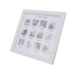 Baby First Year Photo Frame 12 Months Newborn Monthly Picture Frame for Baby Growth Record Baby Keepsake