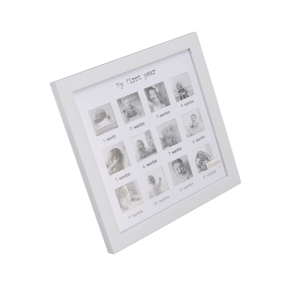 Baby First Year Photo Frame 12 Months Newborn Monthly Picture Frame for Baby Growth Record Baby Keepsake