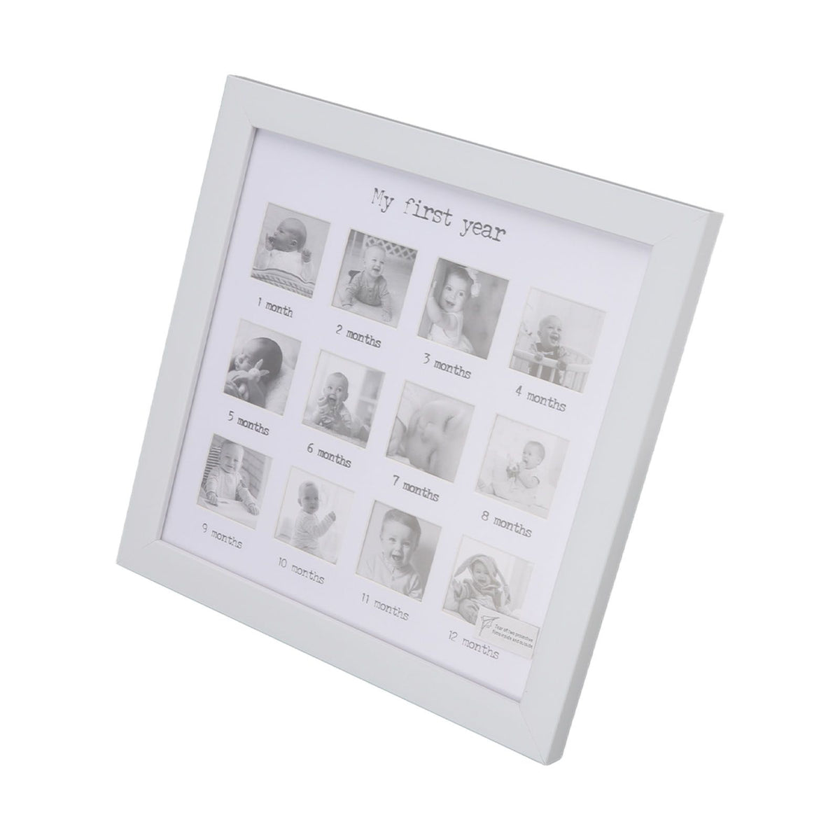 Baby First Year Photo Frame 12 Months Newborn Monthly Picture Frame for Baby Growth Record Baby Keepsake