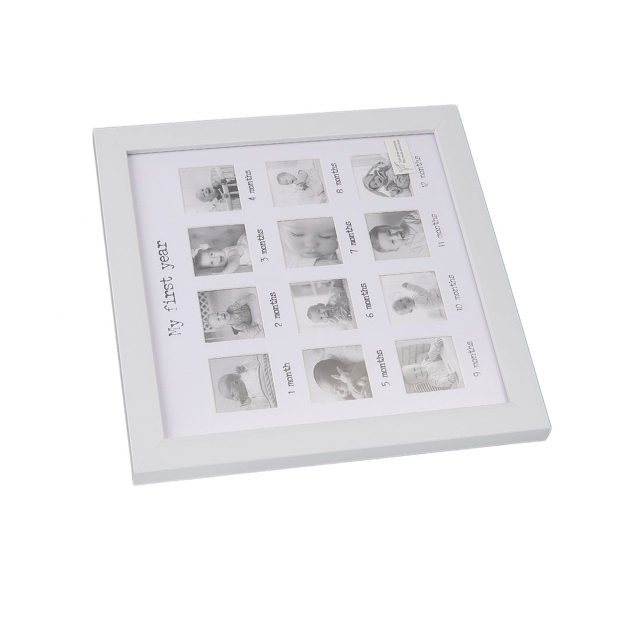 Baby First Year Photo Frame 12 Months Newborn Monthly Picture Frame for Baby Growth Record Baby Keepsake