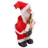 Electric Musical Dancing Christmas Old Man Interesting Hip Shaking Christmas Old Man Doll Decoration Gifts Guitar