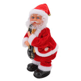 Electric Musical Dancing Christmas Old Man Interesting Hip Shaking Christmas Old Man Doll Decoration Gifts Guitar - 45-Degree Angle