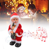 Electric Musical Dancing Christmas Old Man Interesting Hip Shaking Christmas Old Man Doll Decoration Gifts Guitar