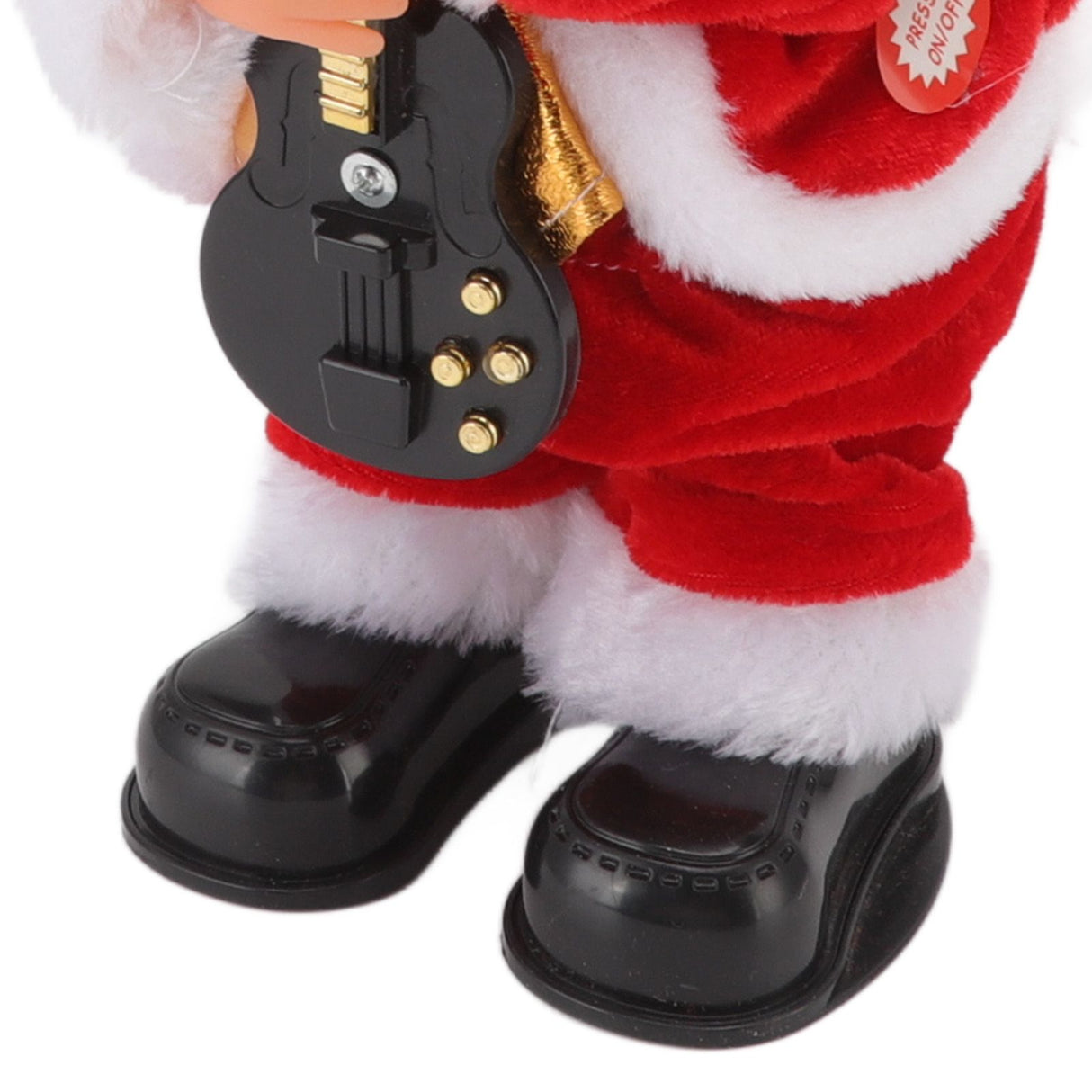 Electric Musical Dancing Christmas Old Man Interesting Hip Shaking Christmas Old Man Doll Decoration Gifts Guitar