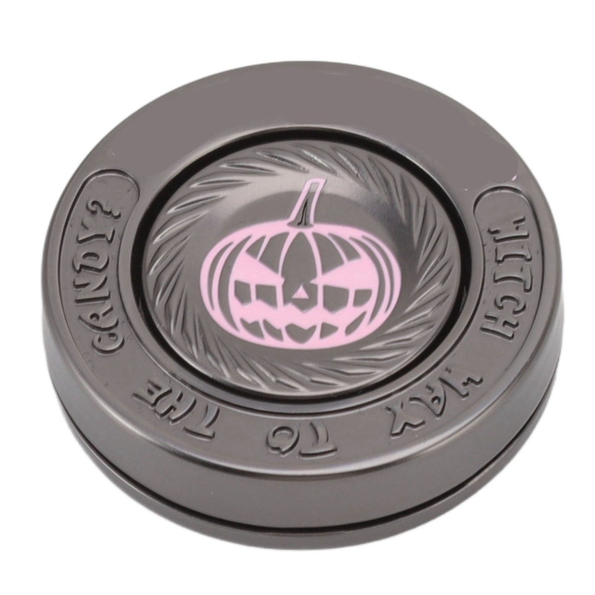 Fidget Spinning Toy Evil Pumpkin Round Lightweight Stress Relieving EDC Desk Toy for Office