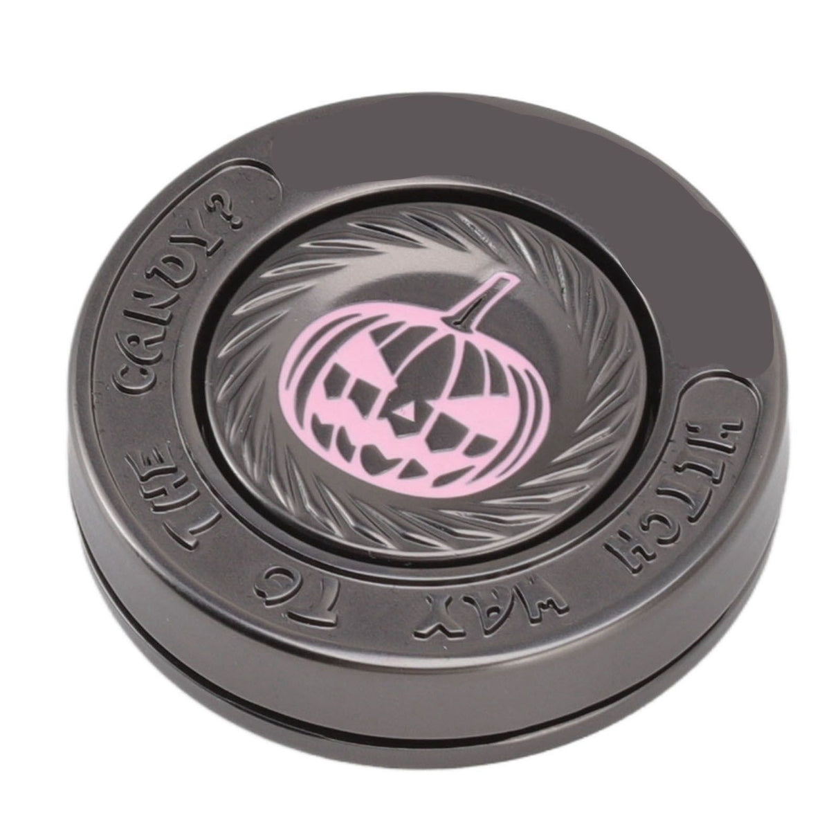 Fidget Spinning Toy Evil Pumpkin Round Lightweight Stress Relieving EDC Desk Toy for Office