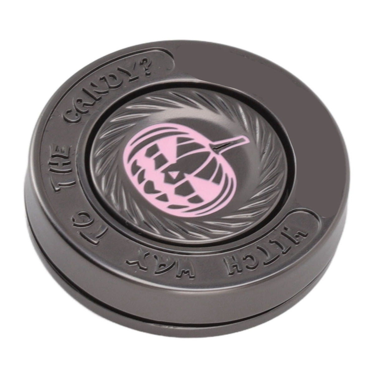 Fidget Spinning Toy Evil Pumpkin Round Lightweight Stress Relieving EDC Desk Toy for Office