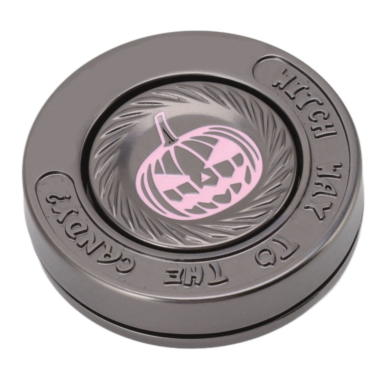 Fidget Spinning Toy Evil Pumpkin Round Lightweight Stress Relieving EDC Desk Toy for Office