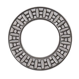 Magnetic Push Slider Mini Push Coin Clickers Aluminum Alloy Rotating Fingertip Stress Relief Toys for 14 Years Above Silver