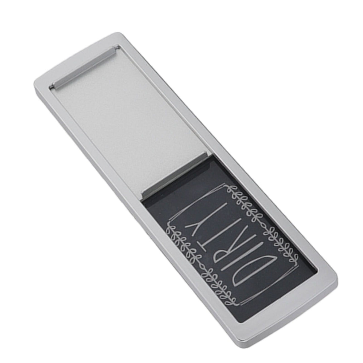Dishwasher Magnet Easy To Read Clean Dirty Sign Indicator for Dishwasher With Double Sided Adhesive Tape Silver (Black and White)