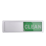 Dishwasher Magnet Easy To Read Clean Dirty Sign Indicator for Dishwasher With Double Sided Adhesive Tape Silver (Red and Green) - Rear View