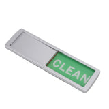 Dishwasher Magnet Easy To Read Clean Dirty Sign Indicator for Dishwasher With Double Sided Adhesive Tape Silver (Red and Green) - Low Angle