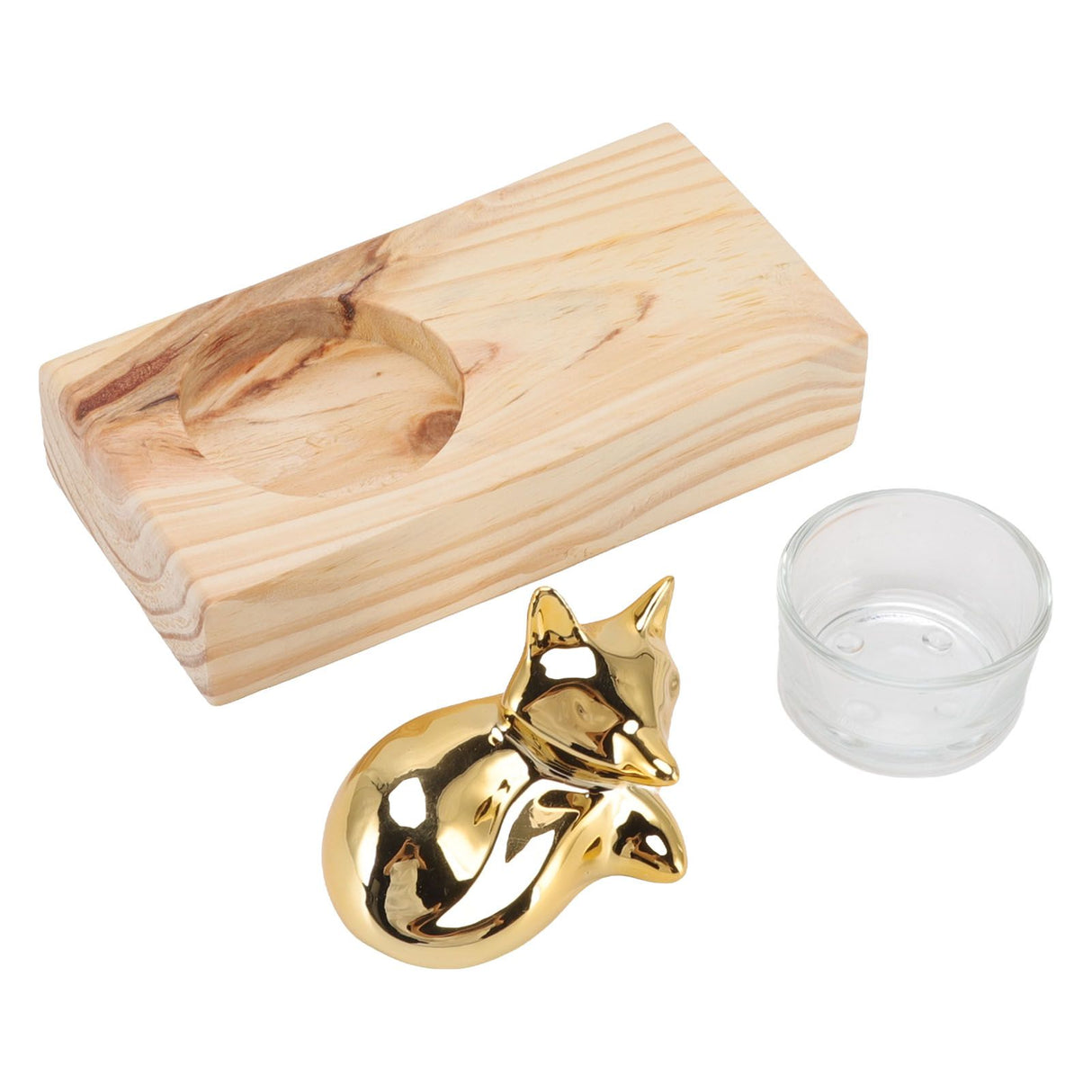 Candle Holder Decor Nordic Wooden Ceramic Glass Household Party Bedroom Ornament Gift