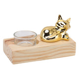 Candle Holder Decor Nordic Wooden Ceramic Glass Household Party Bedroom Ornament Gift