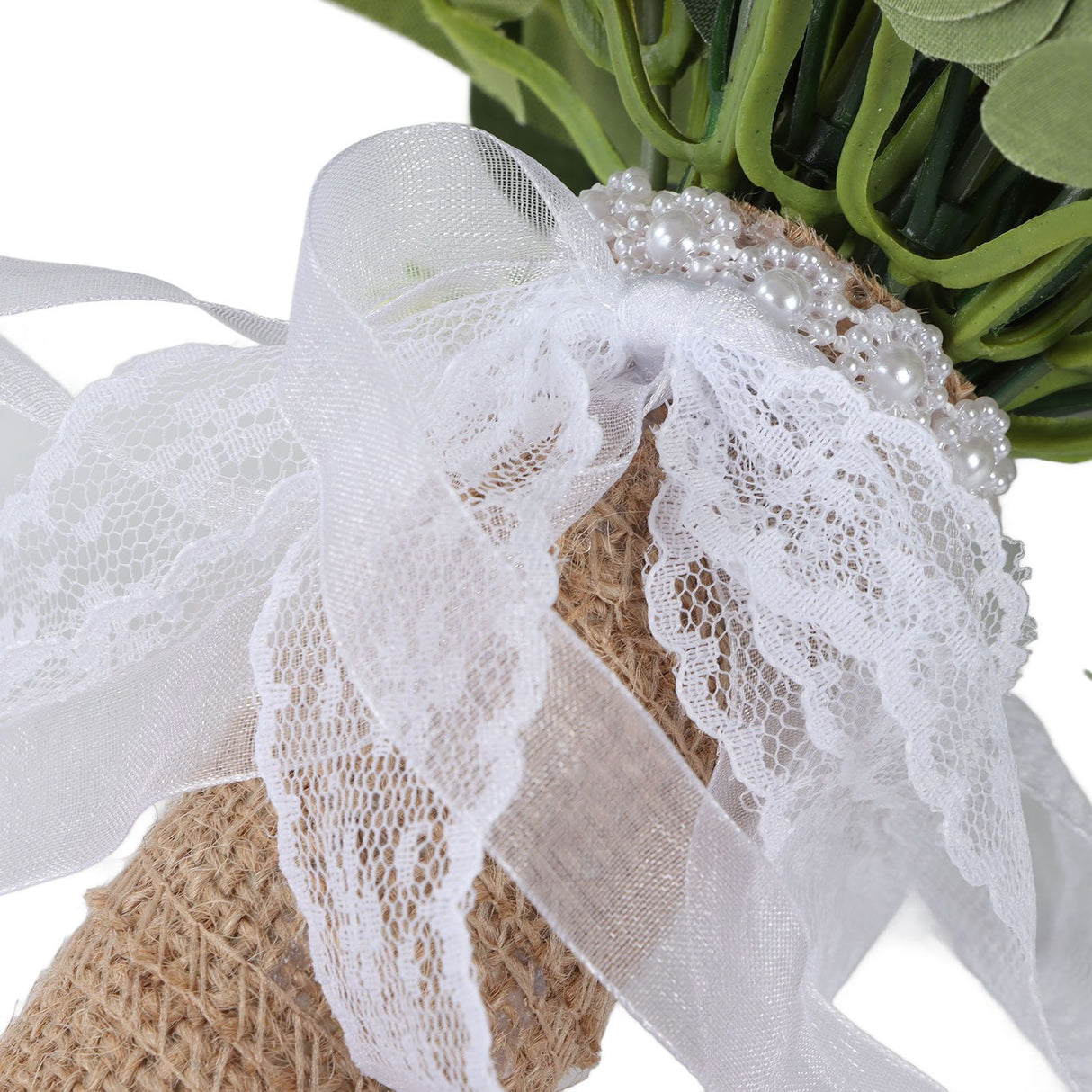 Holding Flowers Artificial Lifelike Modern Elegant Decorative Bridal Bouquet for Wedding Photography Champagne