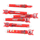 6pcs Christmas Ballpoint Pen 10 Colors Innovative Christmas Press Ballpoint Pen for Teacher Students Children Gift Christmas Snowman