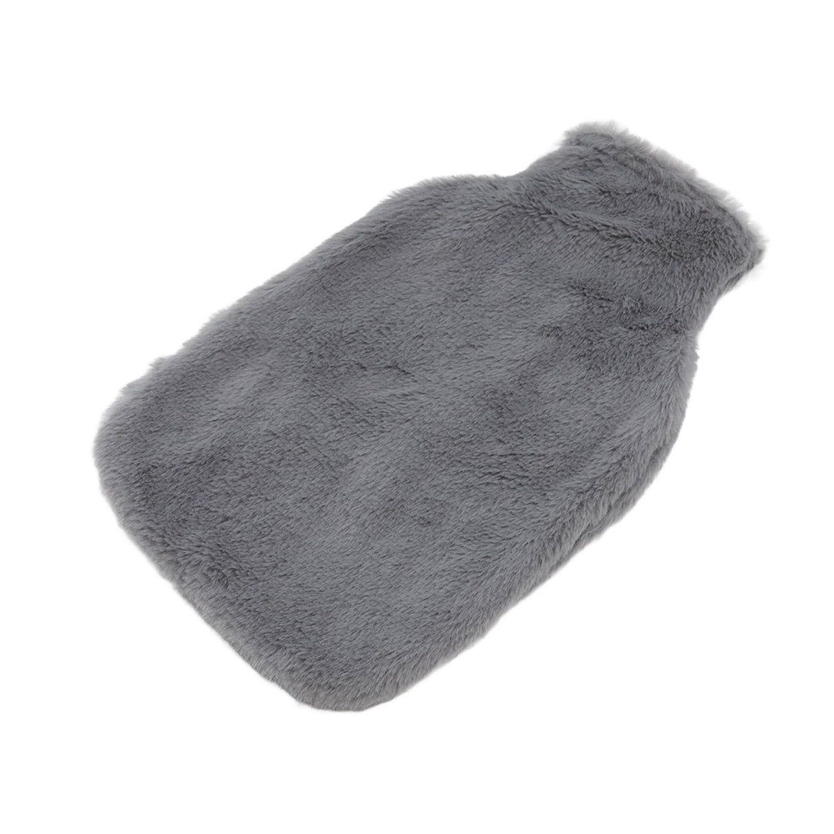 2000ML Hot Water Jug Bag Rubber Double Sided Hand Inserted Large Explosionproof Hot Water Pack for Home Back Pain Dark Gray