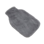 2000ML Hot Water Jug Bag Rubber Double Sided Hand Inserted Large Explosionproof Hot Water Pack for Home Back Pain Dark Gray
