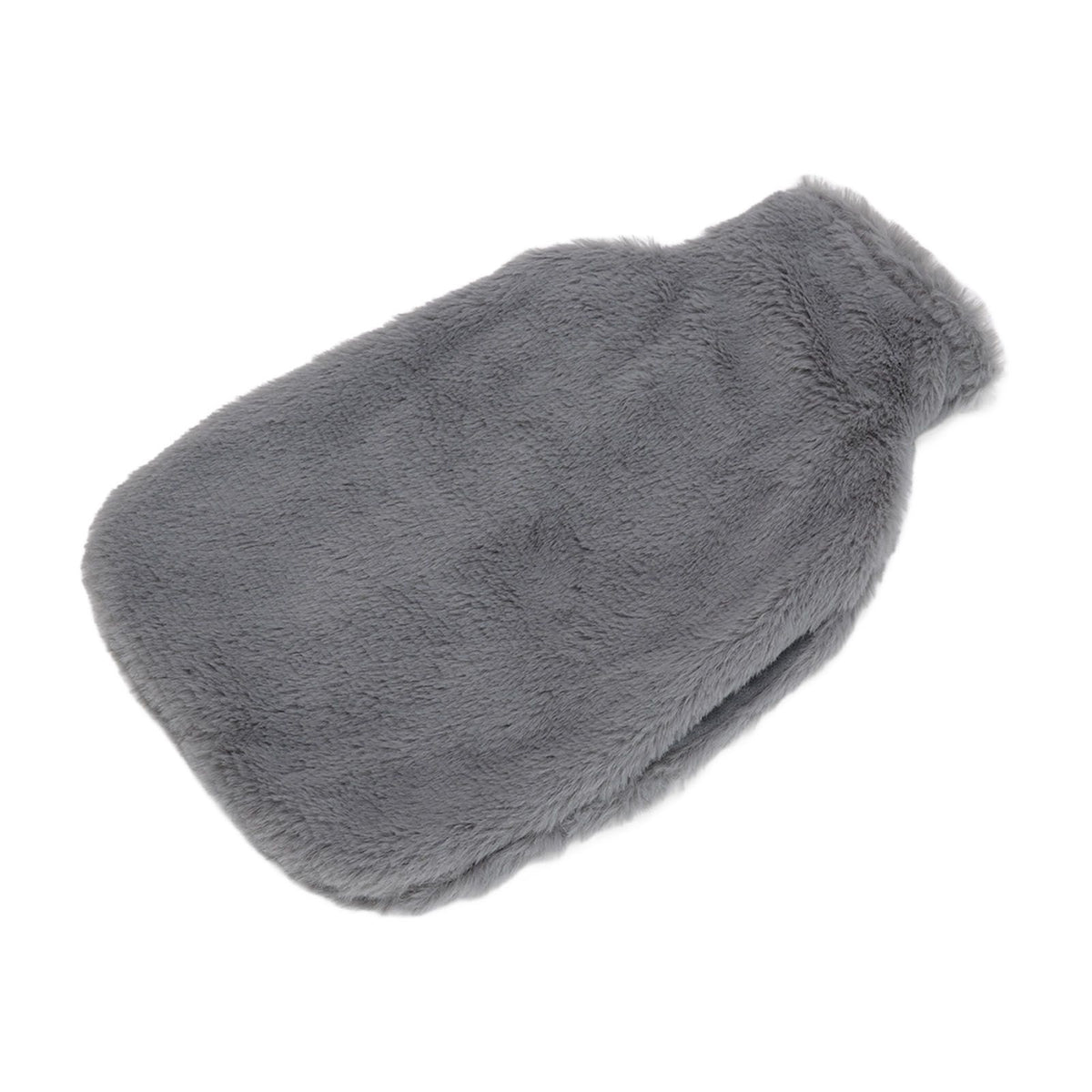 2000ML Hot Water Jug Bag Rubber Double Sided Hand Inserted Large Explosionproof Hot Water Pack for Home Back Pain Dark Gray