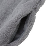 2000ML Hot Water Jug Bag Rubber Double Sided Hand Inserted Large Explosionproof Hot Water Pack for Home Back Pain Dark Gray