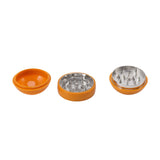 Spice Grinder 3 Layers Filter Zinc Alloy 55mm Ball Shap Strong Teeth Magnetic Connection Spice Crusher Hand Muller - Front View