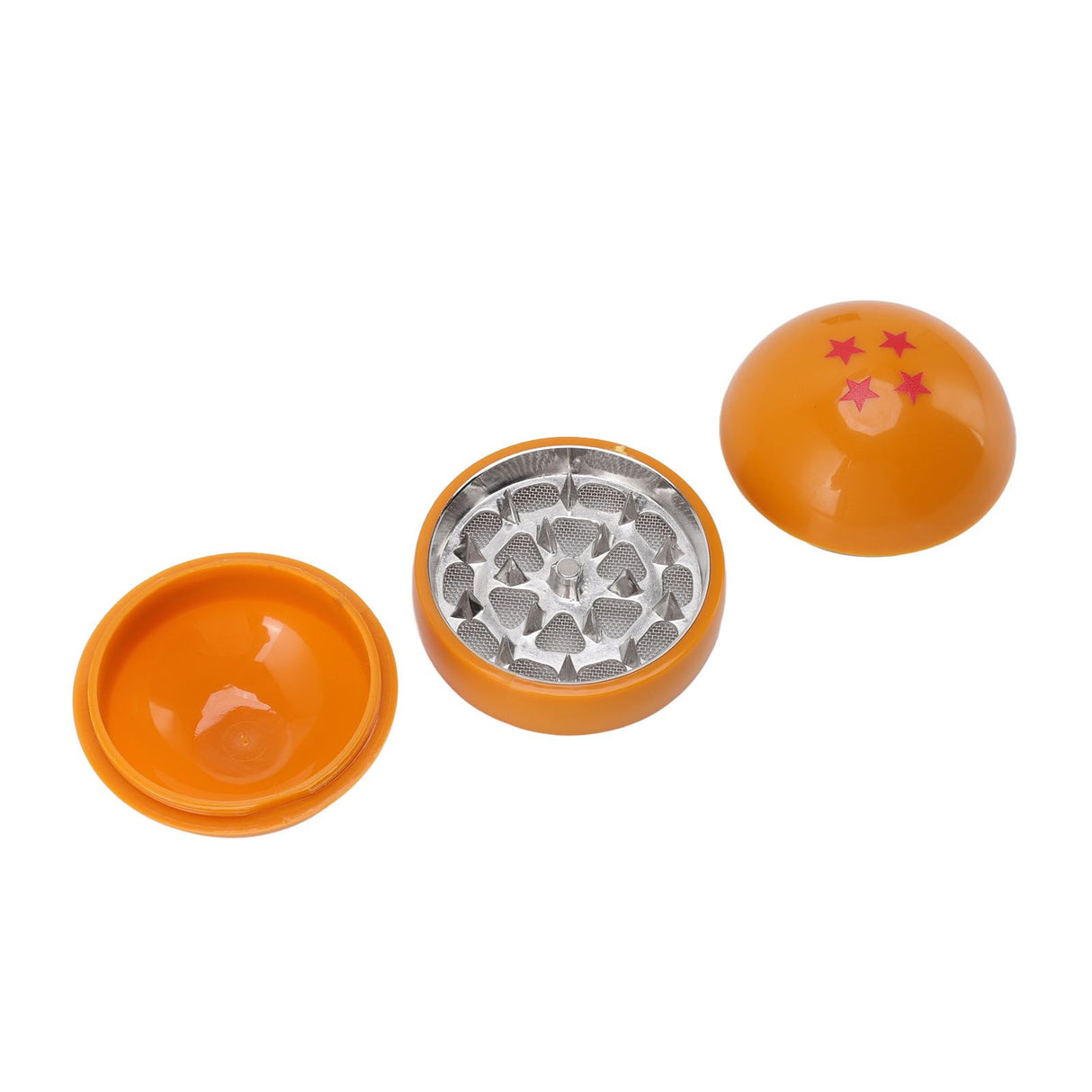 Spice Grinder 3 Layers Filter Zinc Alloy 55mm Ball Shap Strong Teeth Magnetic Connection Spice Crusher Hand Muller