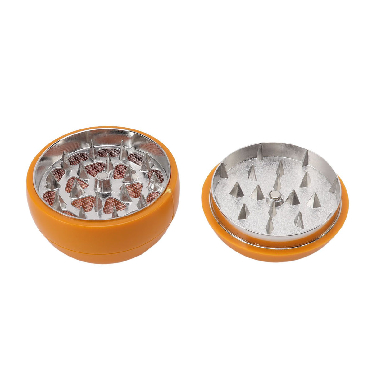 Spice Grinder 3 Layers Filter Zinc Alloy 55mm Ball Shap Strong Teeth Magnetic Connection Spice Crusher Hand Muller