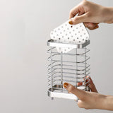 Utensil Holder Drying Rack Stainless Steel Draining Basket Wall Mount No Drilling for Kitchen Chopsticks Large Original Color
