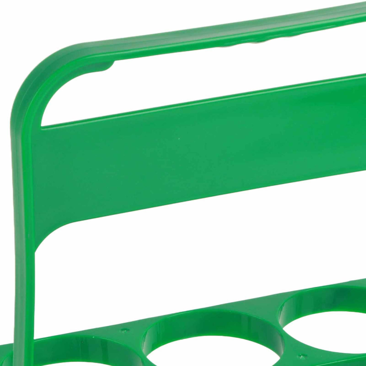 Portable Beer Bottle Rack Pure Color Foldable Beverage Storage Rack Picnic Beer Handle Basket Green