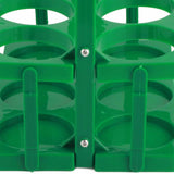Portable Beer Bottle Rack Pure Color Foldable Beverage Storage Rack Picnic Beer Handle Basket Green - Extra Image
