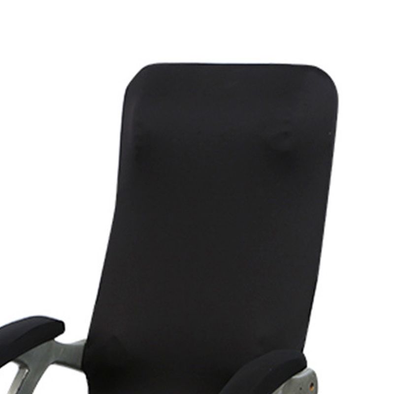 1 Pair Chair Arm Covers with Sponge Soft Breathable Safe Office Chair Armrest Cover Set for Working Home Black Sponge Type 35x9cm/13.8x3.5in