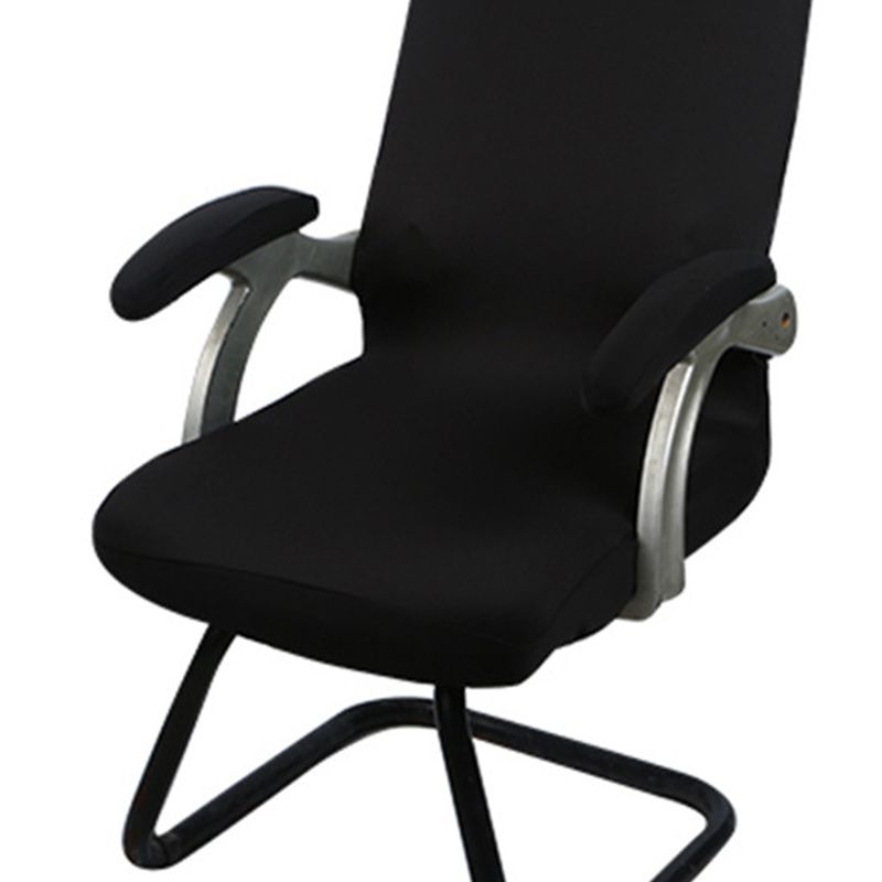1 Pair Chair Arm Covers with Sponge Soft Breathable Safe Office Chair Armrest Cover Set for Working Home Black Sponge Type 35x9cm/13.8x3.5in