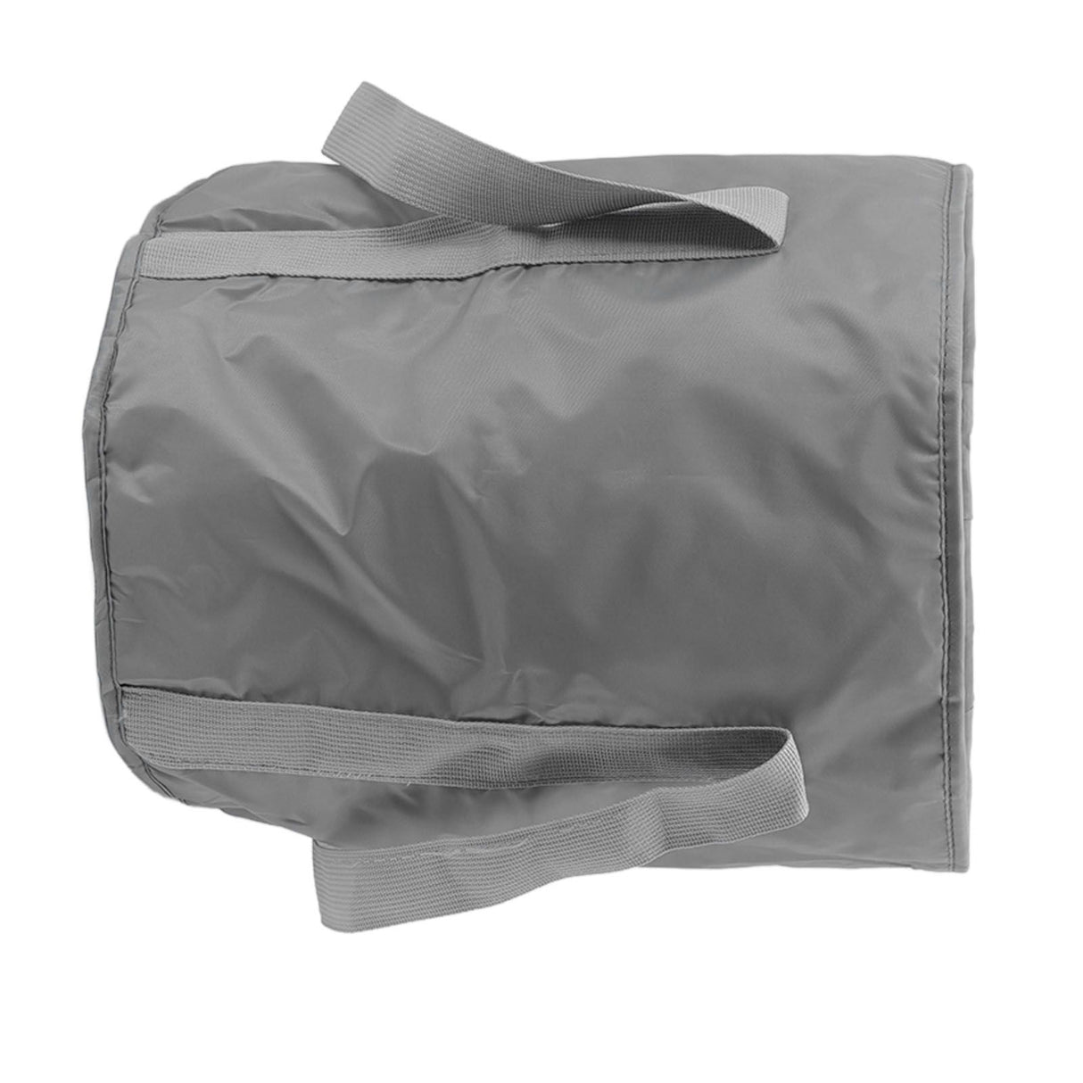 Foldable Foot Tub Polyester Double Layer Collapsible Camping Bucket with Storage Bag for Outdoor Grey