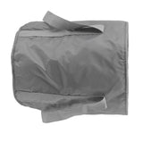 Foldable Foot Tub Polyester Double Layer Collapsible Camping Bucket with Storage Bag for Outdoor Grey