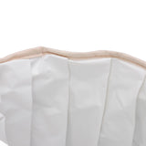 Foldable Foot Tub Polyester Double Layer Collapsible Camping Bucket with Storage Bag for Outdoor Beige