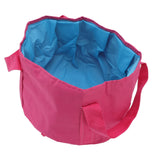 Collapsible Camping Bucket Multifunctional Portable Double Layer Foldable Water Container for Fishing Foot Soaking - 45-Degree Angle