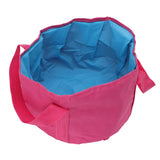Collapsible Camping Bucket Multifunctional Portable Double Layer Foldable Water Container for Fishing Foot Soaking - Low Angle