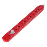 Woodworking Circle Ruler Aluminium Alloy Adjustable Woodworking Circular Drawing Tool for Carpenter Tool - Top-Down View