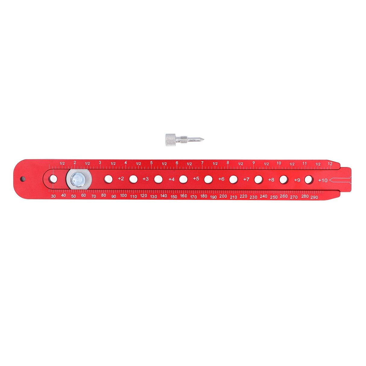 Woodworking Circle Ruler Aluminium Alloy Adjustable Woodworking Circular Drawing Tool for Carpenter Tool
