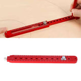 Woodworking Circle Ruler Aluminium Alloy Adjustable Woodworking Circular Drawing Tool for Carpenter Tool