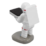 Watch Display Stand Resin Cute Figure Model Modern Multifunctional Watch Holder Rack for Jewelry Necklace Bracelet Astronaut S - Low Angle