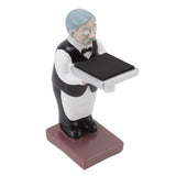Watch Display Stand Resin Cute Figure Model Modern Multifunctional Watch Holder Rack for Jewelry Necklace Bracelet Old Housekeeper L - 45-Degree Angle