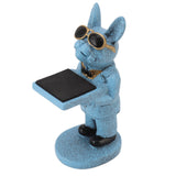Resin Watch Stand Handmade Figurine Model Decorative Watch Display Stand for Home L Lucky Dog - Side View