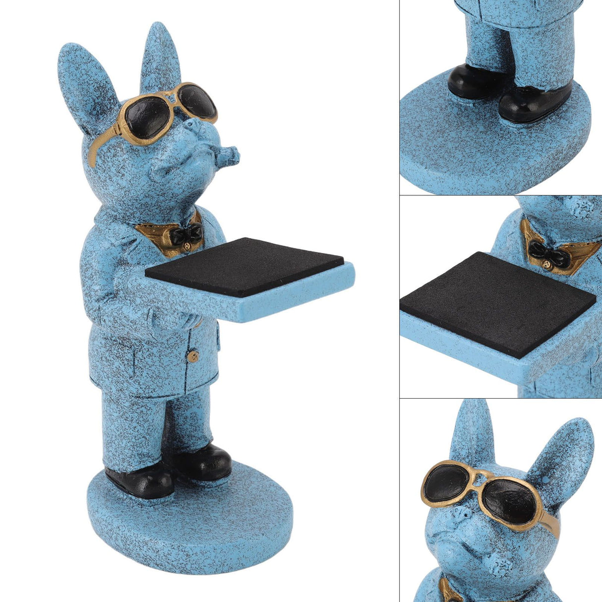 Resin Watch Stand Handmade Figurine Model Decorative Watch Display Stand for Home L Lucky Dog